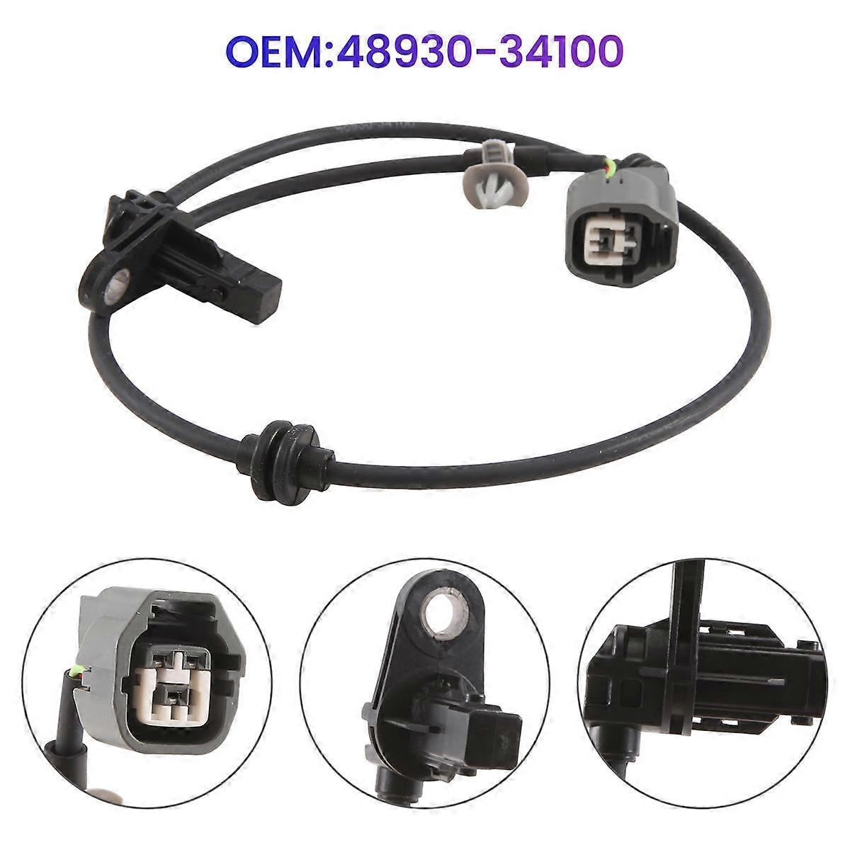 48930-34100 Car Front Wheel Hub Speed Sensor for Korando () 2.0 Actyon Sports II / I () 2.0 4893034