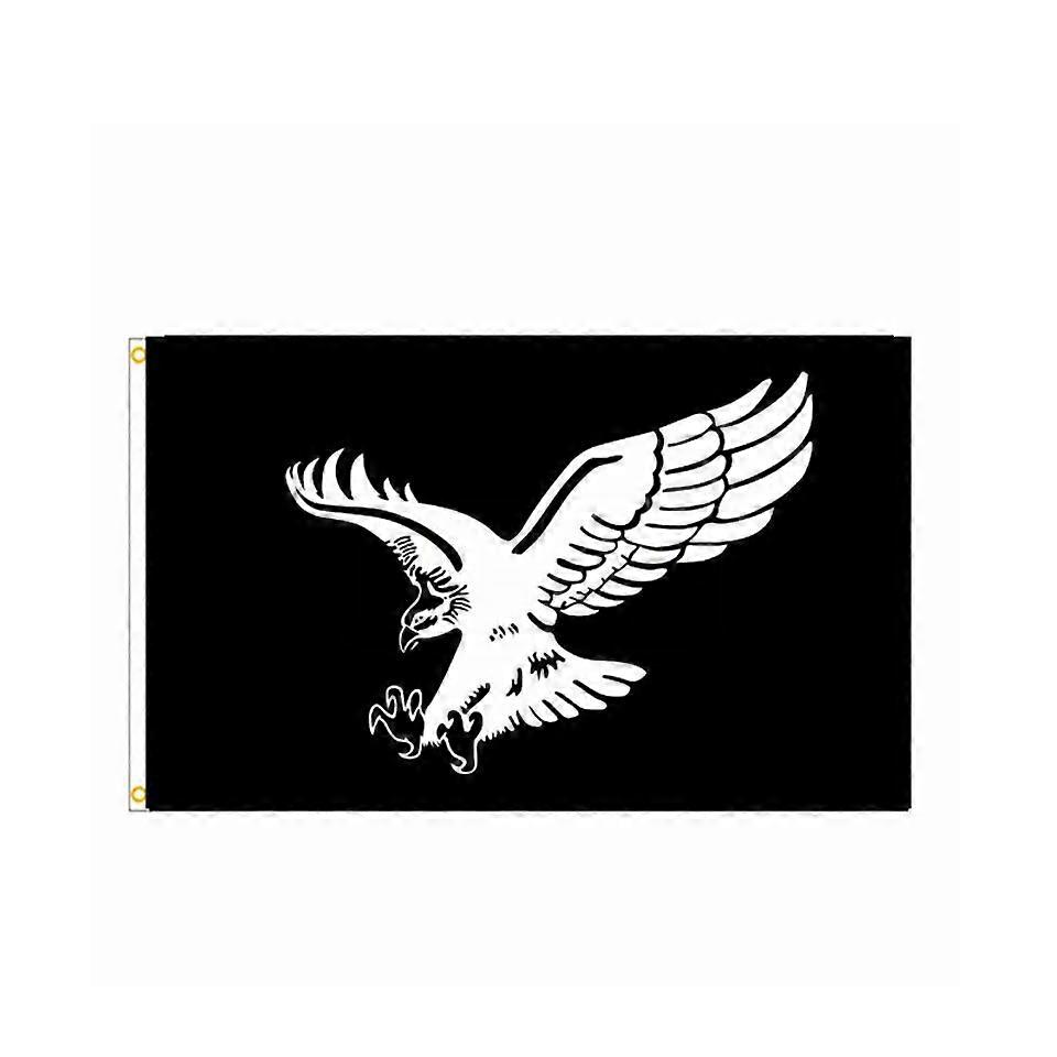 Winged Black Eagle Flag Outdoor Indoor Decor 90x150cm Polyester
