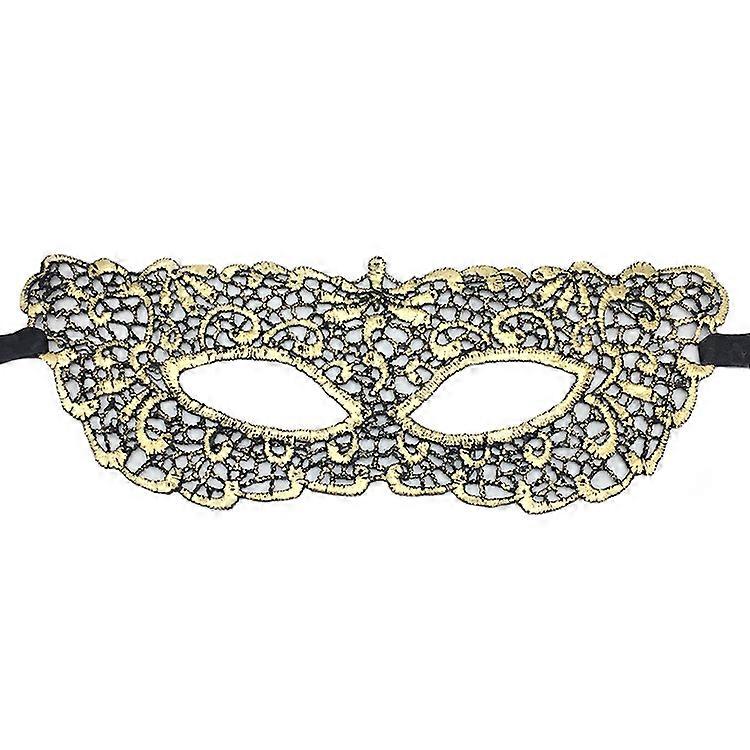 Halloween Golden Lace Mask