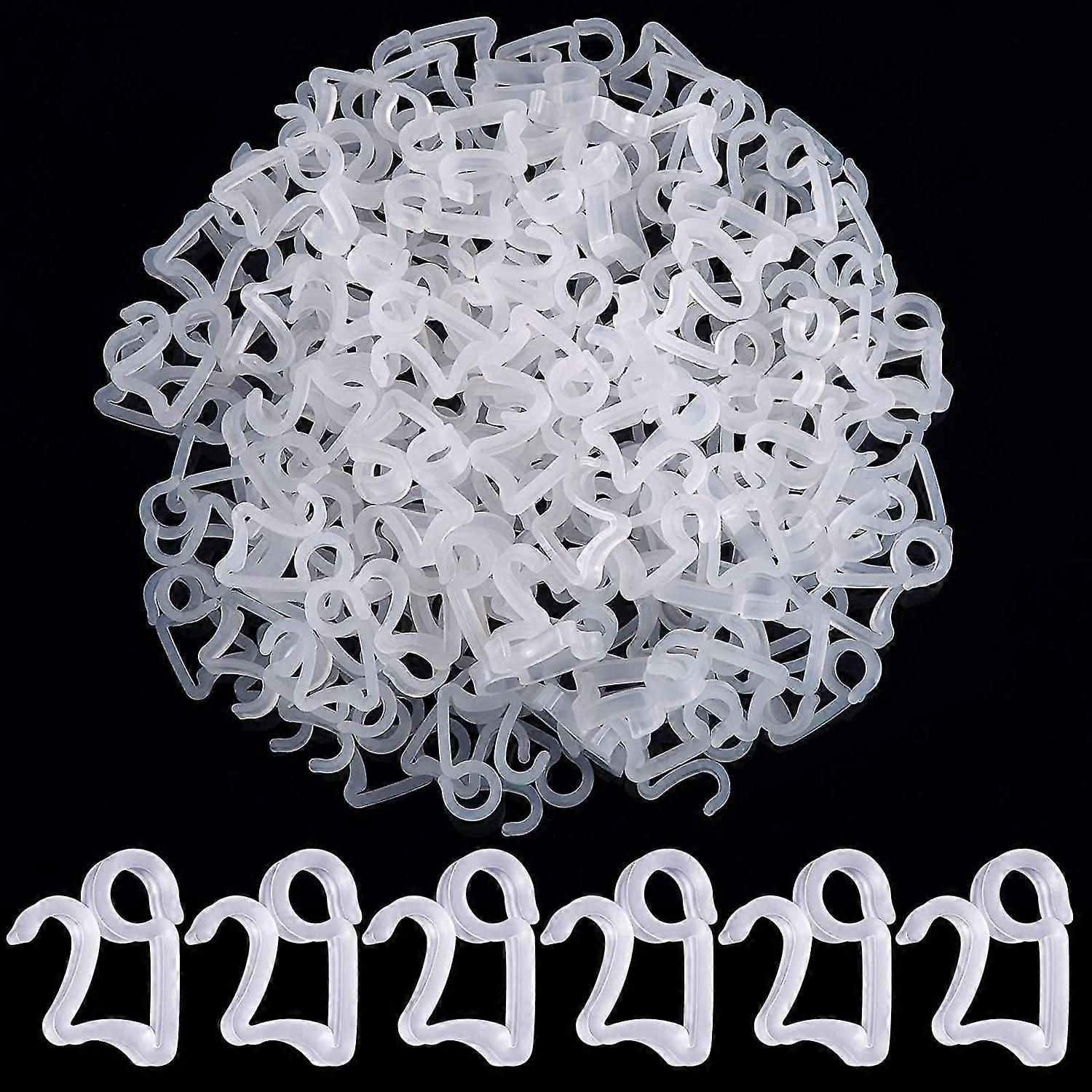 Christmas Light Clips Gutter Hang Hooks Outside String Lights 150pcs