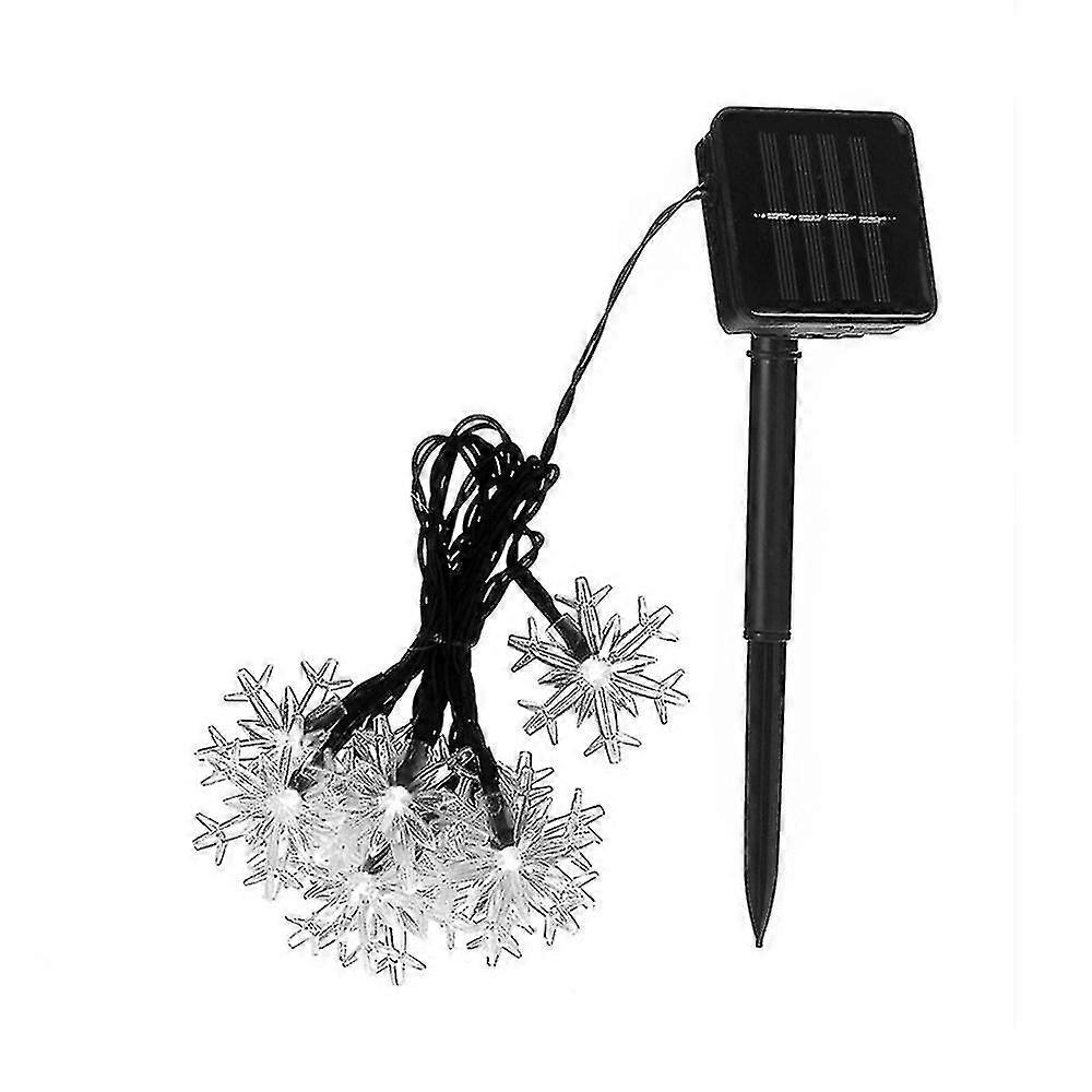 Solar Snowflake Lights 20/3050 Pcs Led 8 Patterns Garden Party Yard Christmas Decoration