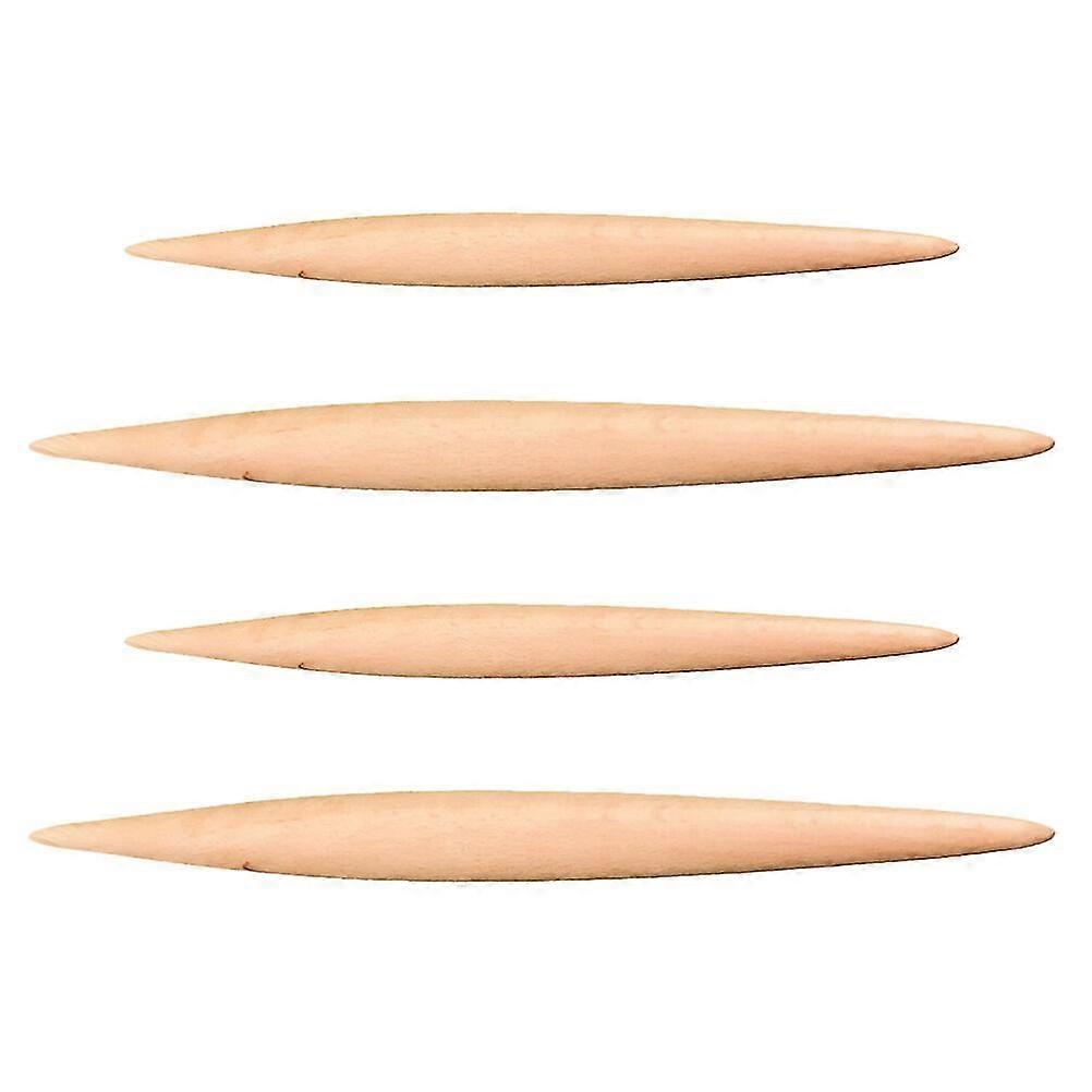 4pcs Wooden Rolling Pin Dough Roller Kitchen Rolling Sticks Roller Pin Baking Tool