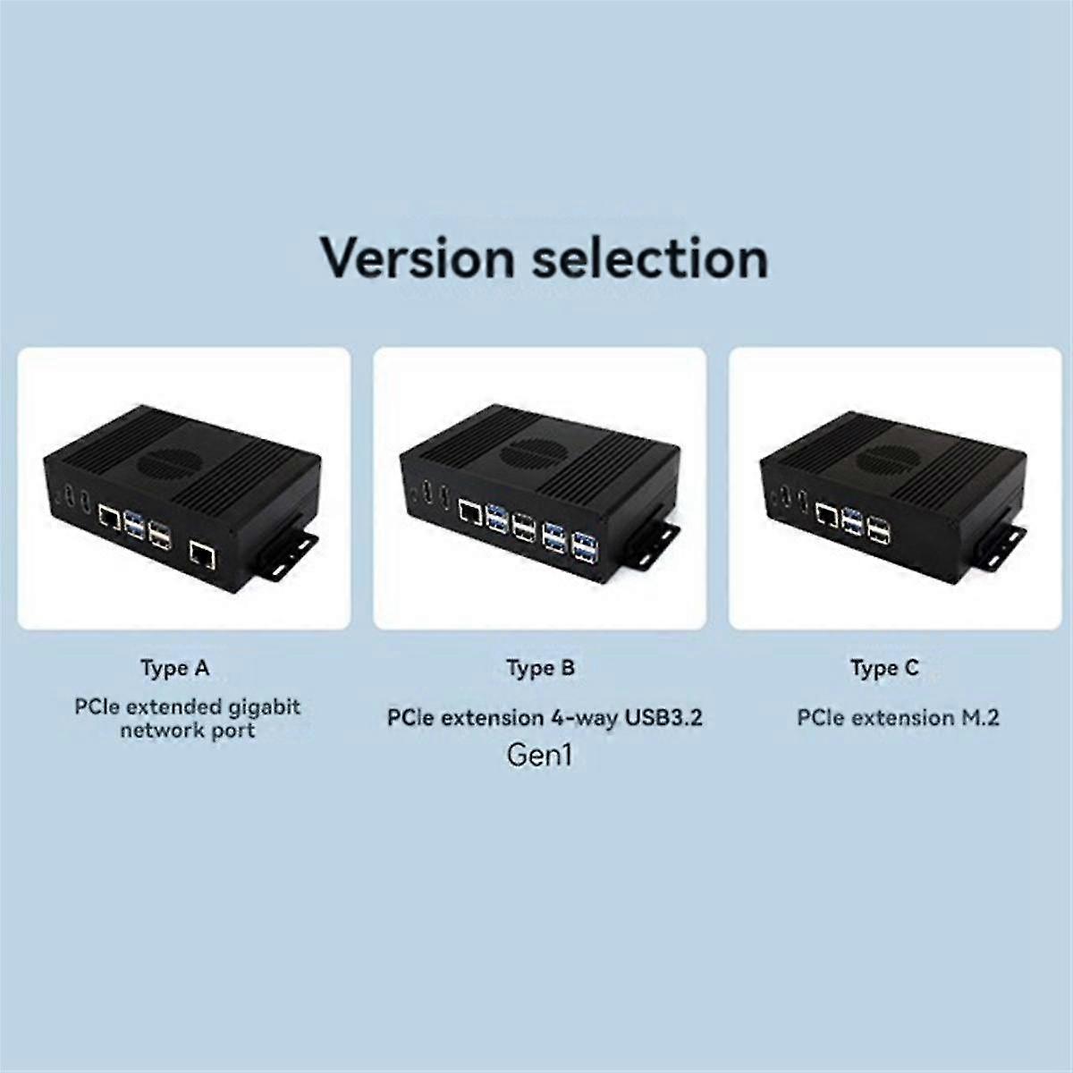 PCle Expansion 4-Channel USB3.2 Parts for 5 Aluminum Case Integrated Machine -Compatible 4K