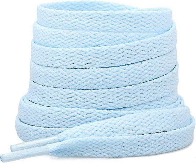 4 Pairs 140cm Flat Trainers Shoelace, 8mm Wide Shoe Lace for Sneakers, Premium Trainer Shoe String for Shoes