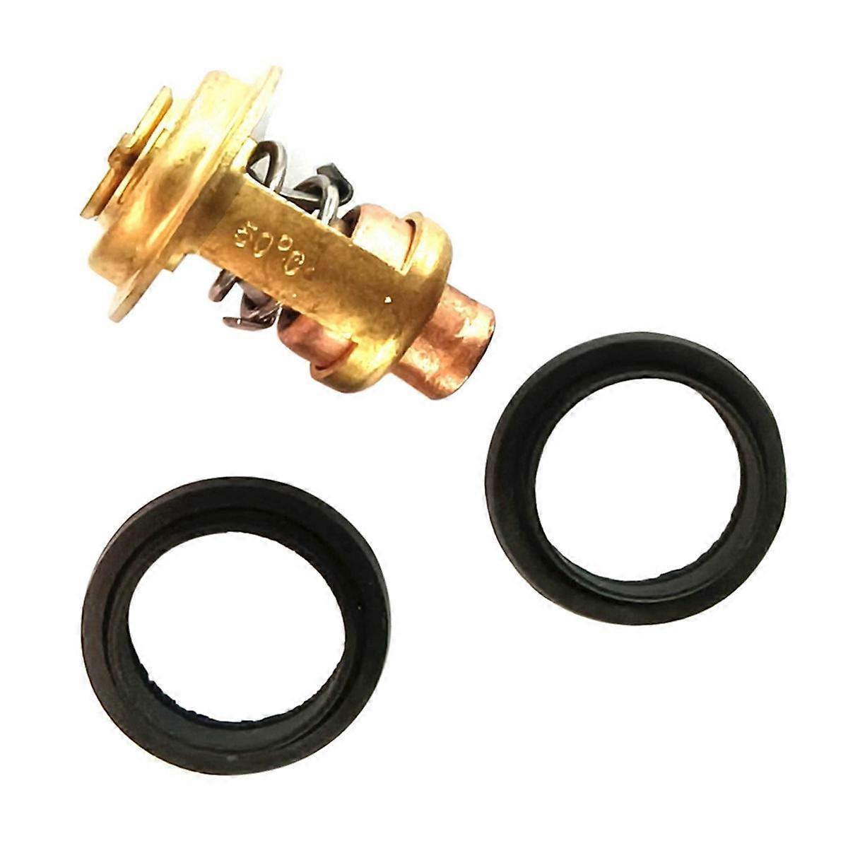 5005440 Brass Thermostat & Seals Kit for Evinrude 5-235 Outboard Motor Engine Replaces 8330720 7772