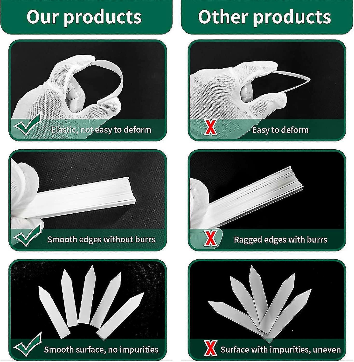 Planta Plástico Impermeable Vivero Estacas Tags