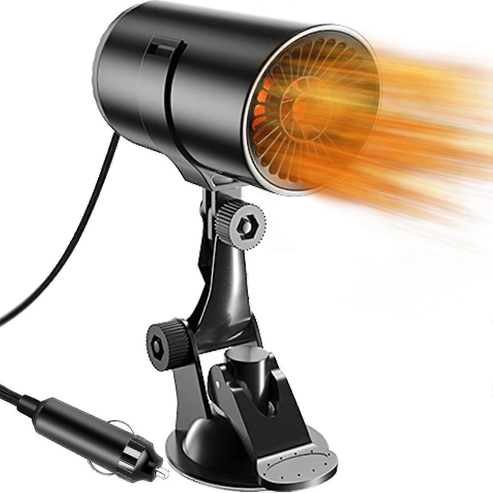 Car Heater Windscreen Demister Portable Defroster 12v 150w Fast Heating Cooling Fan