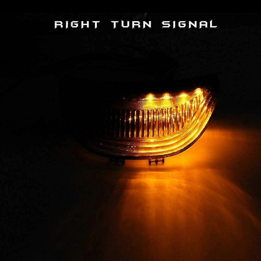 Smoke Lens LED Tail Light Assembly For Motorcycle – Brake Turn Signal & License Plate Light | Soyavision | DOT-Certified