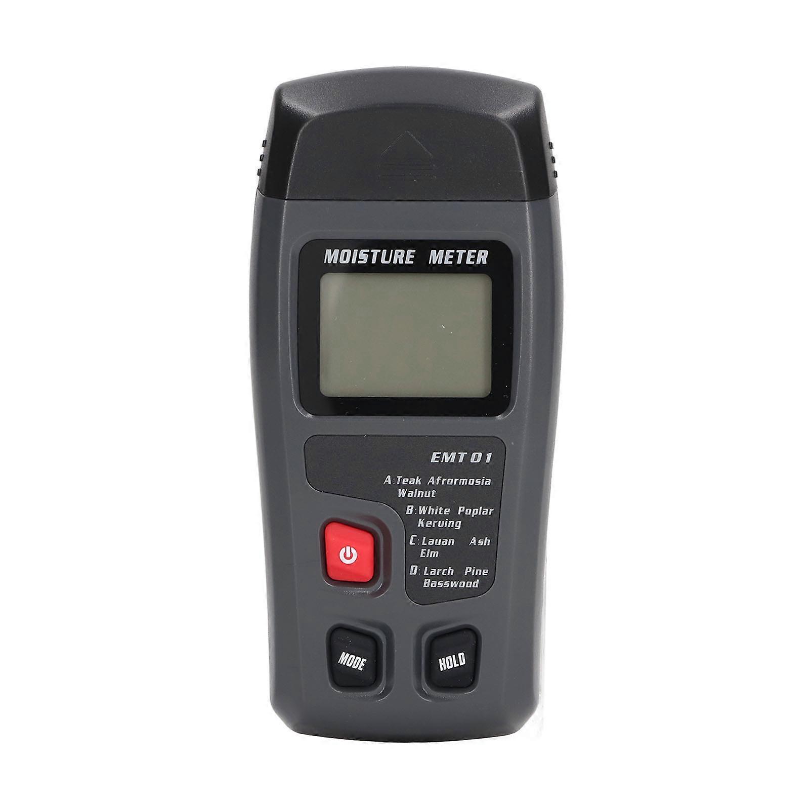 Digital Wood Moisture Tester Meter LCD Display Water Content Humidity Detector Needle Type