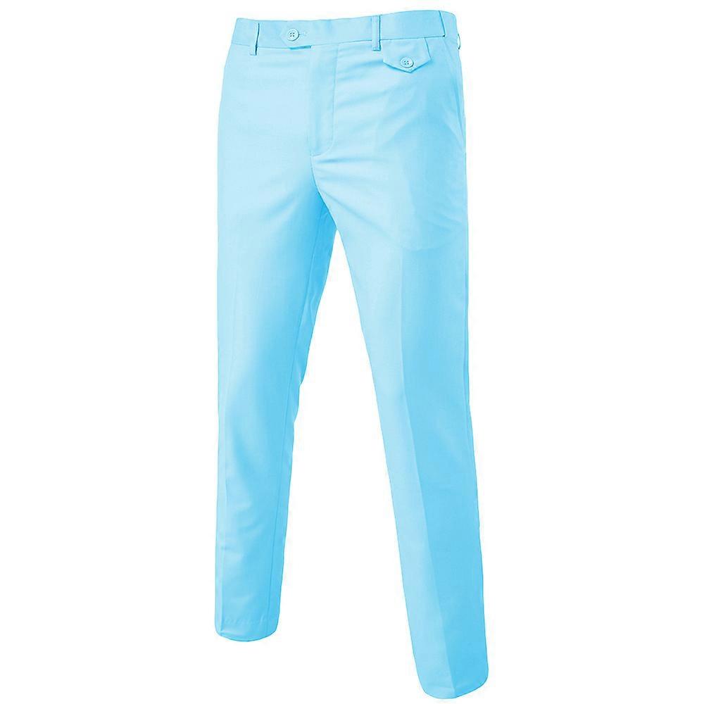 الرجال مستقيم الساق تشينو السراويل سليم صالح الأعمال الرسمية العمل عارضة السراويل الذكية