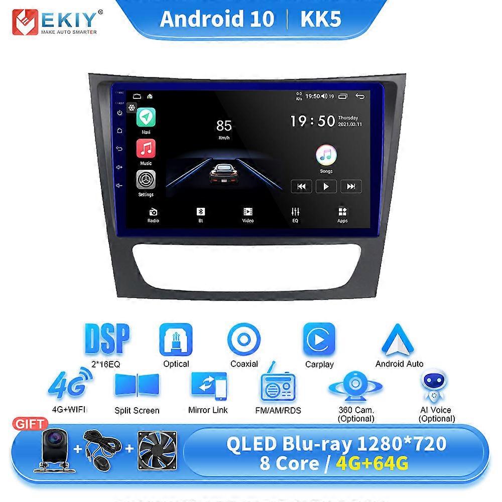 Android Car Radio For Mercedes Benz E Class S211 W211 CLS Class C219 2002 - 2010 Multimedia Video Player Navigation GPS