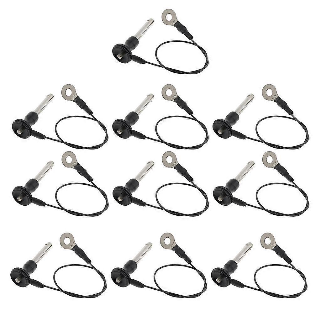 10x Metal Ball Lock Quick Release Pin Push Button Fine Finish 8mm-40mm