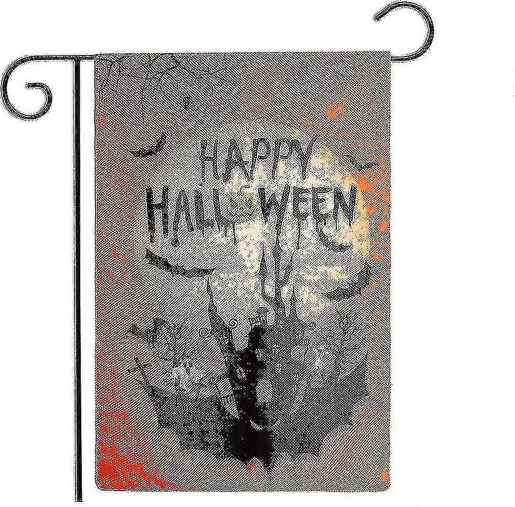 Halloween Garden Flag Double Halloween Flag