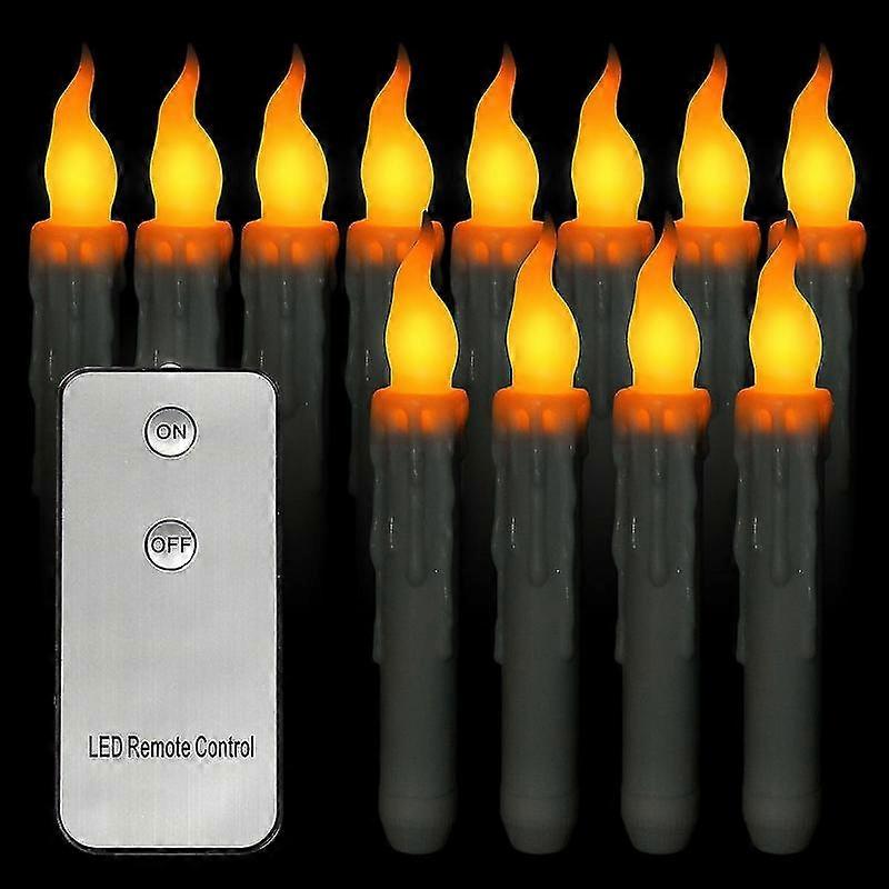 Halloween Decor Floating Led Candles With Remote Control