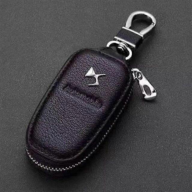 Peter Leather Car Logo Key Cover Remote Key Case For DS SPIRIT DS3 DS4 DS4S DS5 DS 5LS DS6 DS7 WILD RUBIS Car