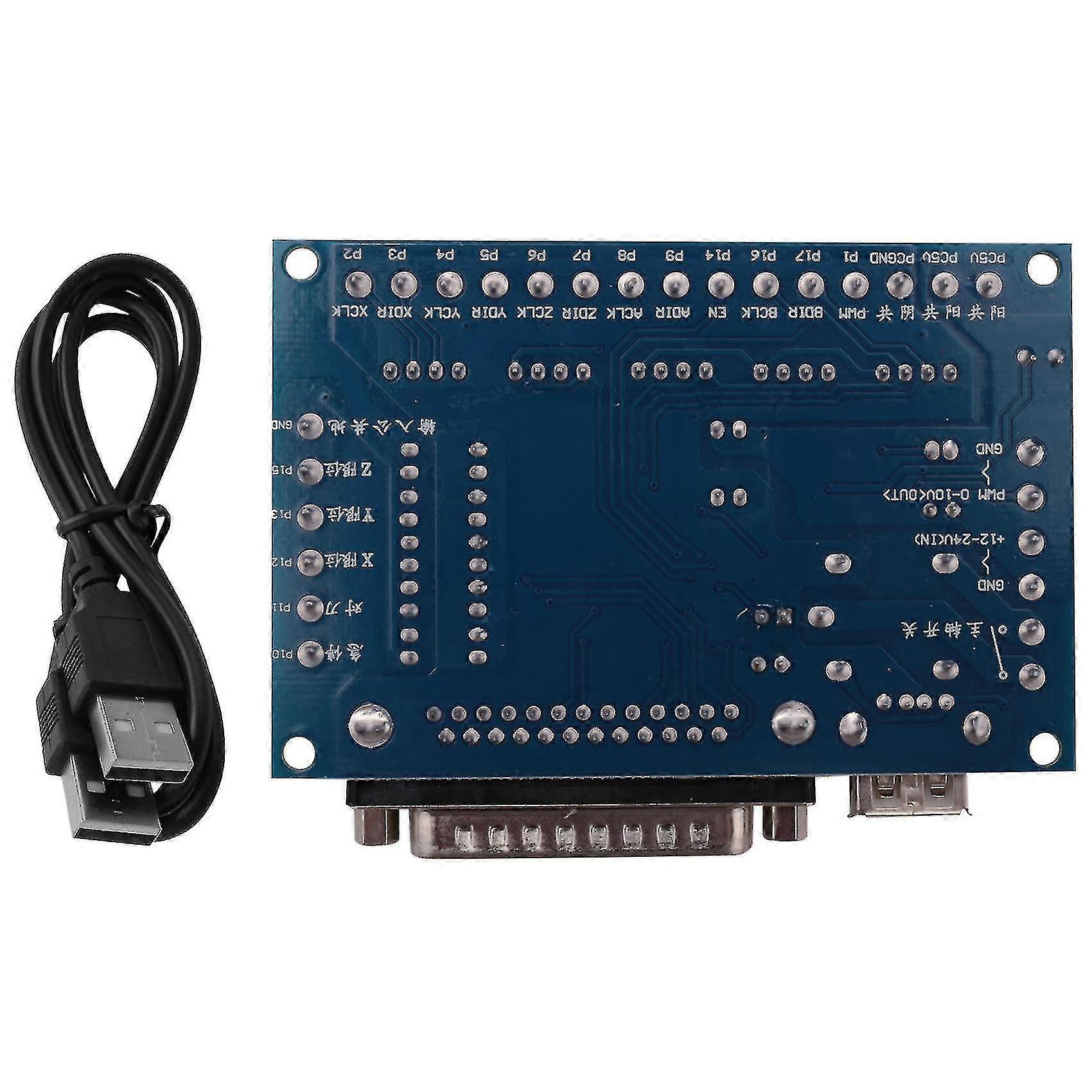 Cnc 5-axis Stepper Motor Driver With Usb Compatible With Mach3 Engraving Machine PXCL