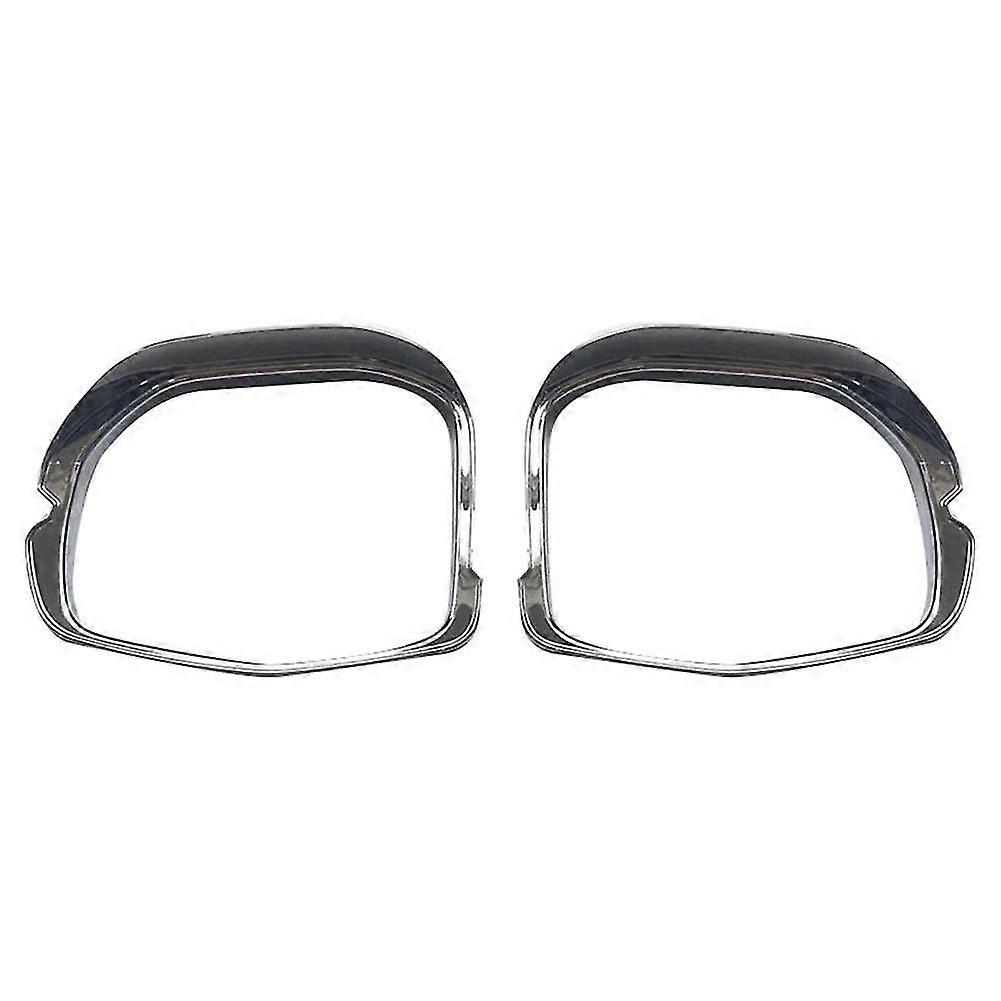 Car Chrome Silver Rearview Mirror Rain Eyebrow Cover Frame For -v Xrv Xr-v 2022 2023
