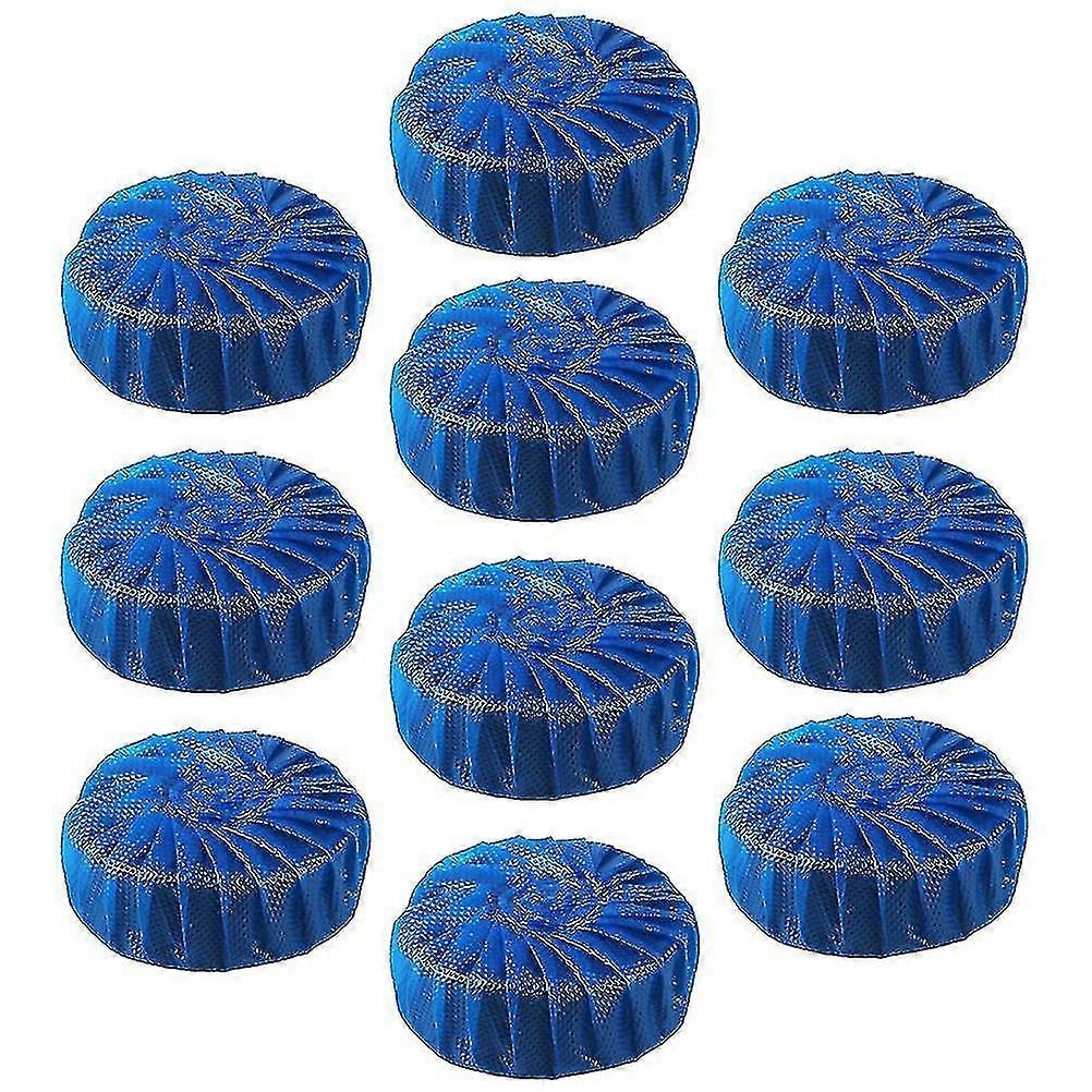 10pc Toilettenschüssel Tabletten Blau Badezimmer WC Tankreiniger