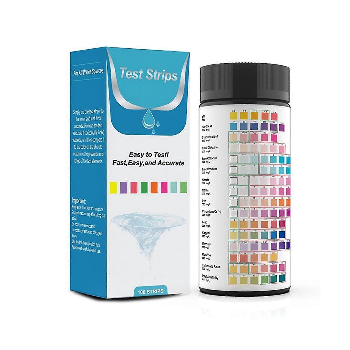 16 in 1 Drinking Water Test Kit Professional Hardness Testing Kits, Tap and Water Test Strips with