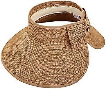 Foldable straw hat for women - Beige