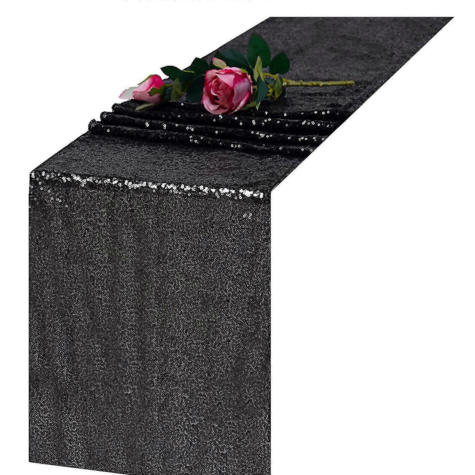 Rectangle Tablecloth Sequin Table Runner For Home Kitchen Party Wedding Decor