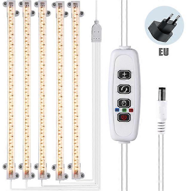 Indoor Phyto Growth Lamp LED Plant Grow Light For Plant Full Spectrum Phytolamp Hydroponic Kit For Growing Lamp Timer With Power