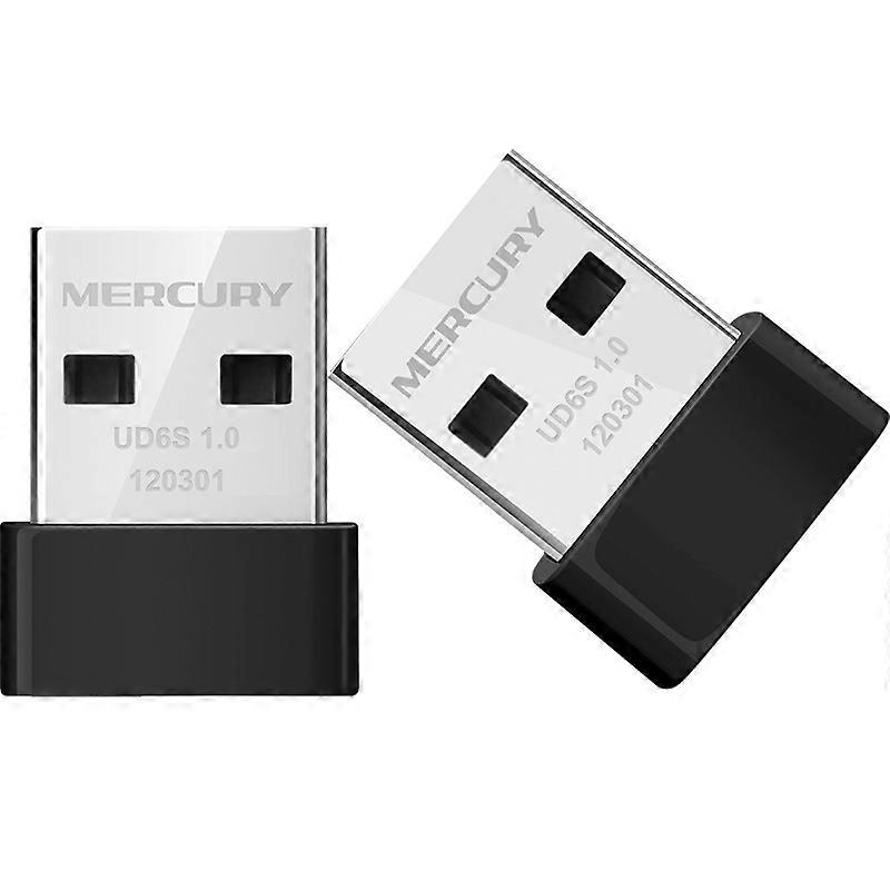 Υδράργυρος UD6S διπλής συχνότητας USB ασύρματη κάρτα δικτύου wifi δέκτης πομπός επιτραπέζιος φορητός υπολογιστής με 650M, 2pack