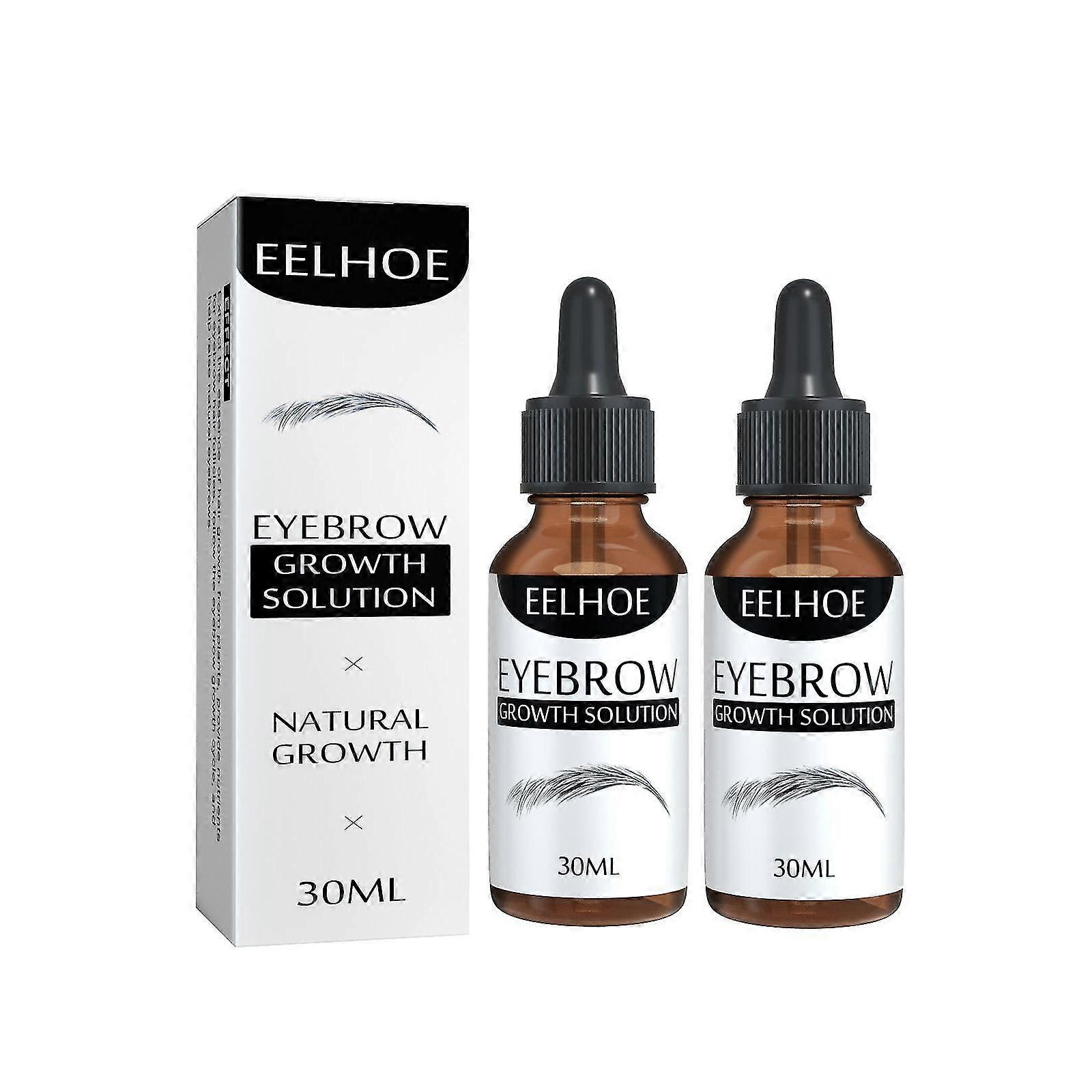 - 2pack مصل نمو الحاجب محسن سماكة سريع محلول مغذي سائل نمو الحاجب سائل حواجب سريع حاجب سميك ونحيف