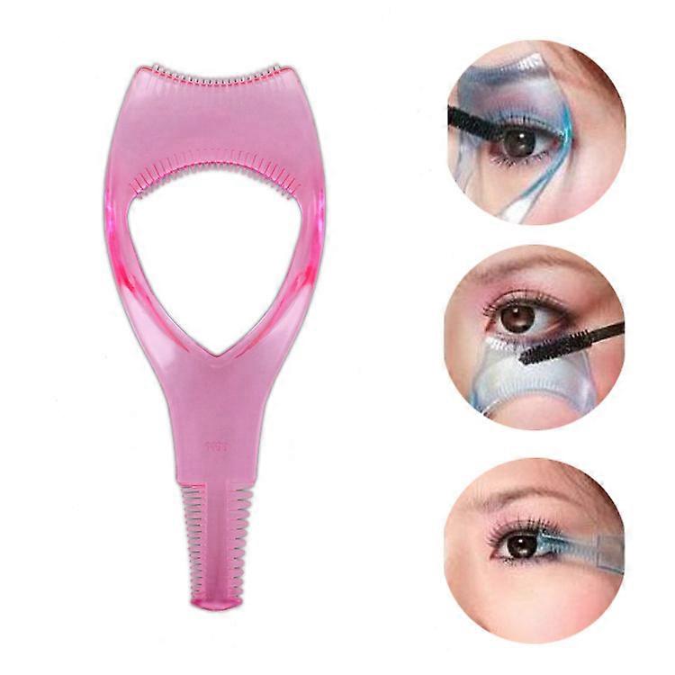 Plastic Applicator Brush 3 In 1 Novelty Mascara Guide Multifunction Styling