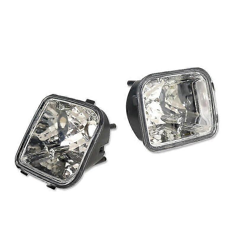 Gtinthebox Clear / Smoked Lens Car Front Bumper Turn Signal Light Housing Shells For 2006-2010 Hummer H3 H3T, No Bulb / Socket