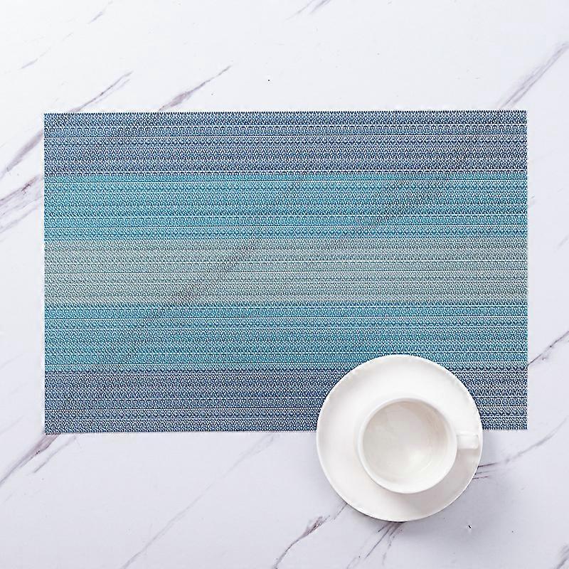 6Pcs Table Placemats, Heat Resistant Place Mats Fabric Placemats, Washable Non Slip Pvc Table Mats