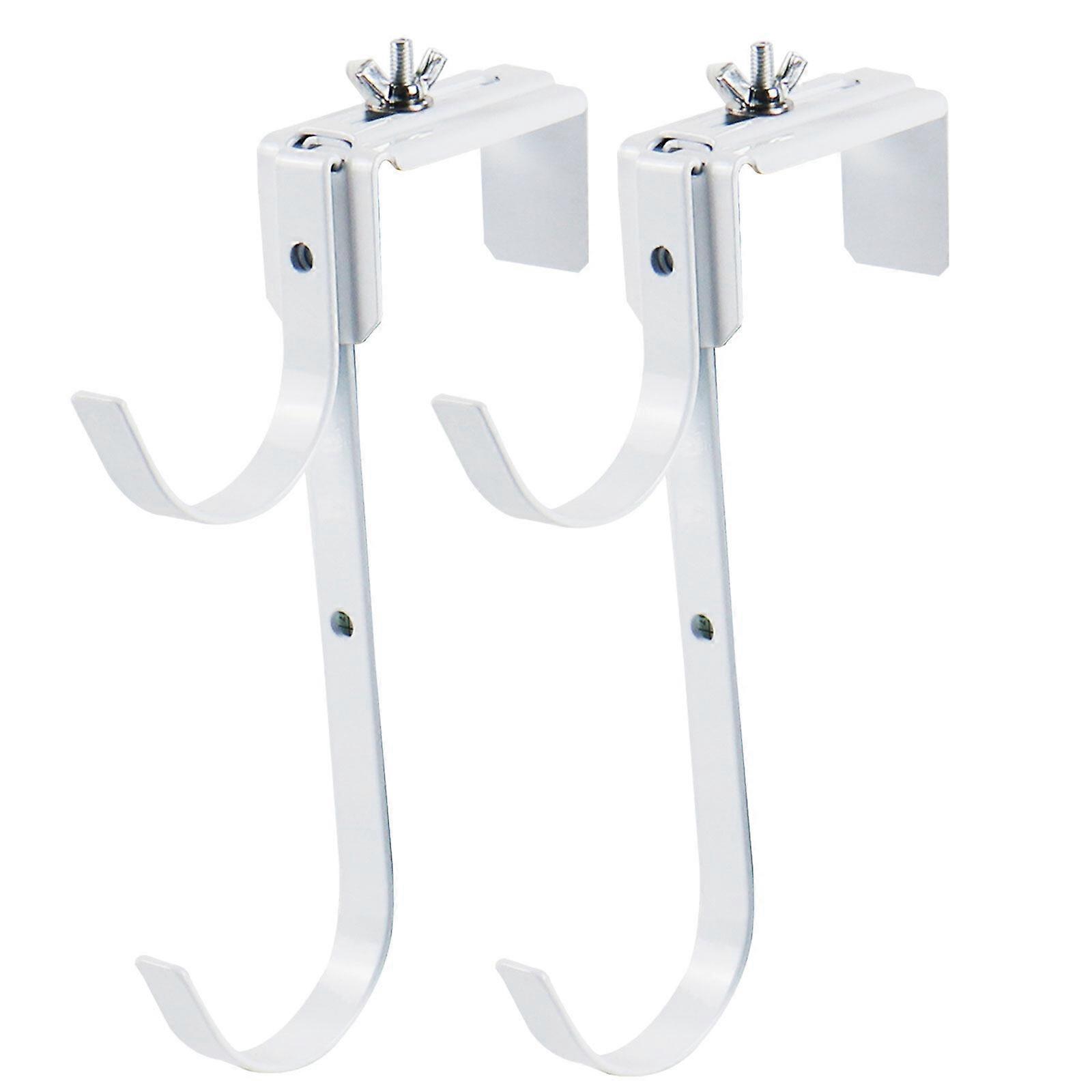 50% OFF,Adjustable Aluminum Pool Pole Hanger/Hook, for Pool Poles, use to Hang Pool Accessories on Pool Fence/Wall, is Rust Resistant