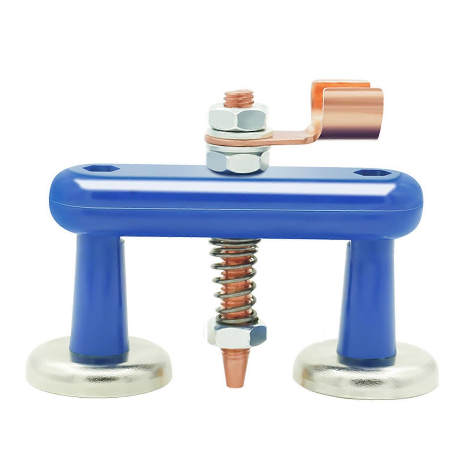 Large Suction Welding Magnet Head Conductive Stability Anti-rust Strong Grip Double/Single Head Welding Support Ground Clamp for Electric Welder