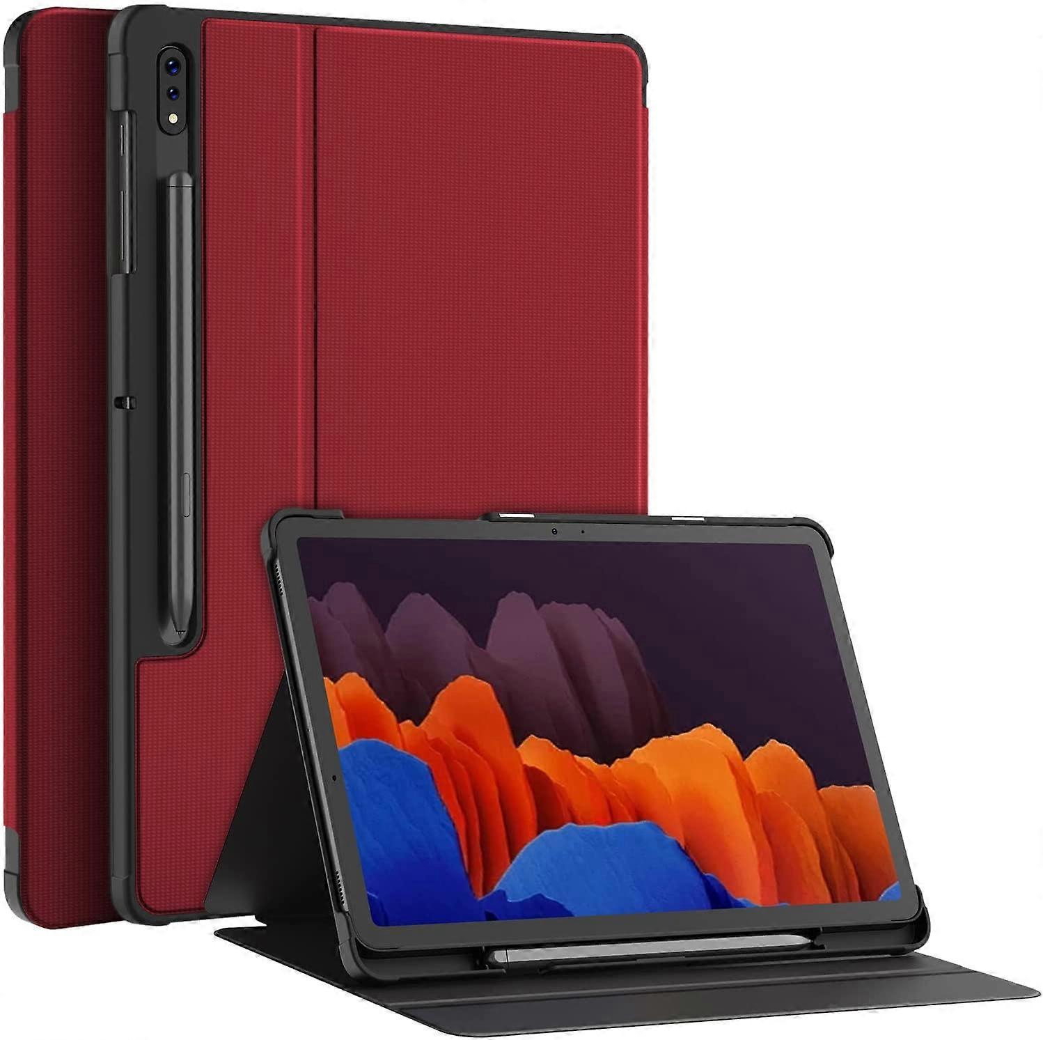Shockproof Stand Folio Case for Samsung Tab S8+ 2022/S7 FE 2021/S7 Plus 2020 12.4" Tablet