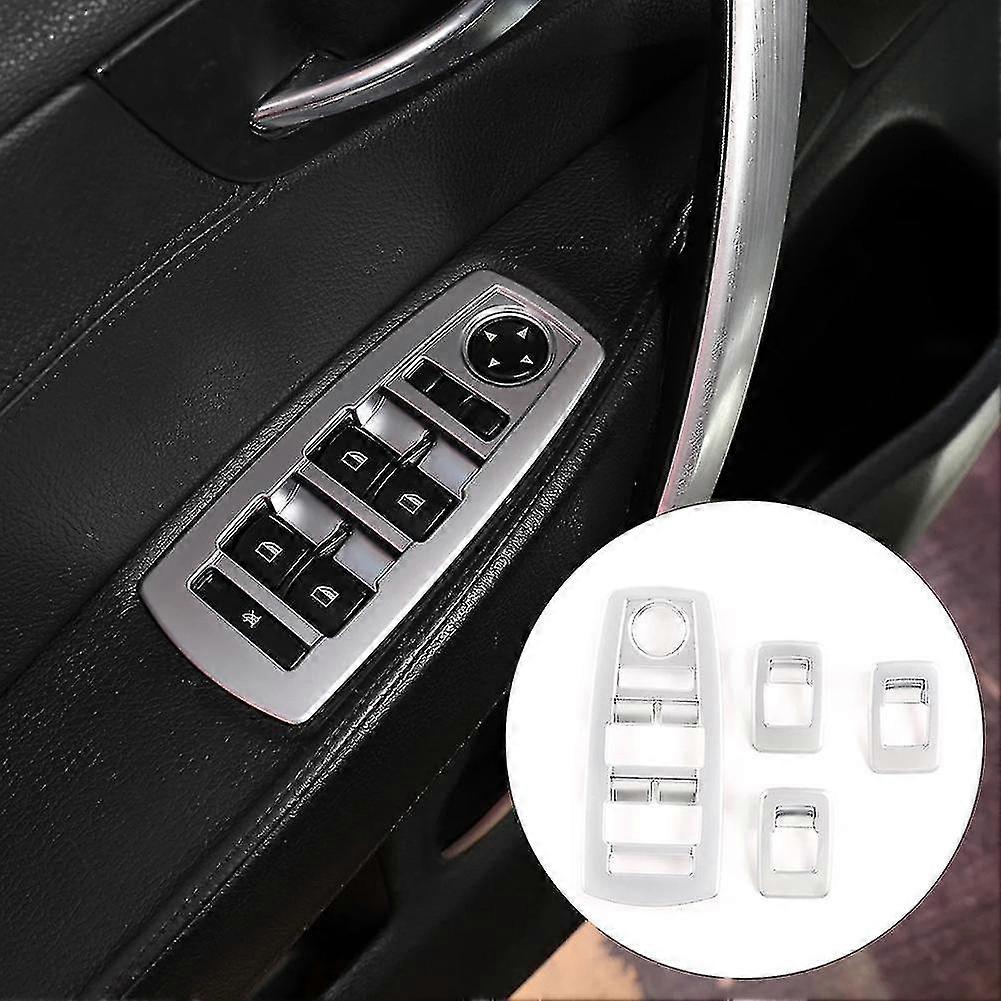 For- X3 E83 2006-2010 Car Window Glass Lifting Buttons Stickers 4pcs/set