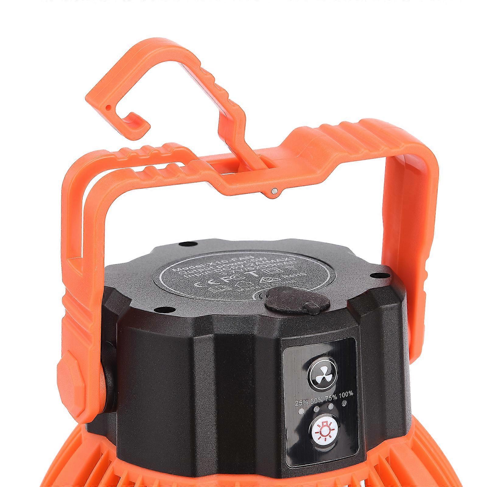 Camping Fan for Tents,Tent Fan with Lantern Remote Control 7800mAh Portable USB Rechargeable Battery Operated Desk Fan