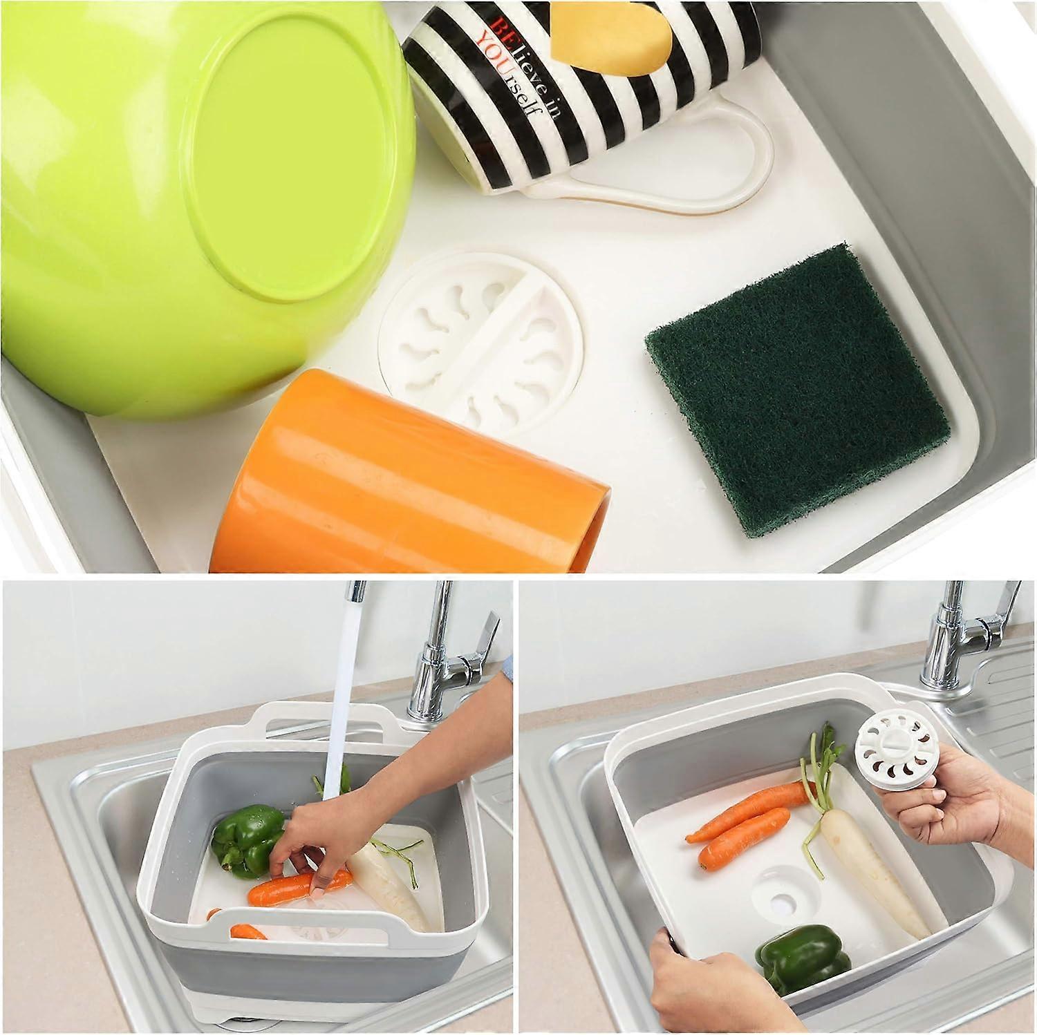 Bassine En Plastique KADAX 3.5L - Ronde Avec Poignées, Pour Lavage Main, Jardinage, Ménage, Couleur Verte - 8