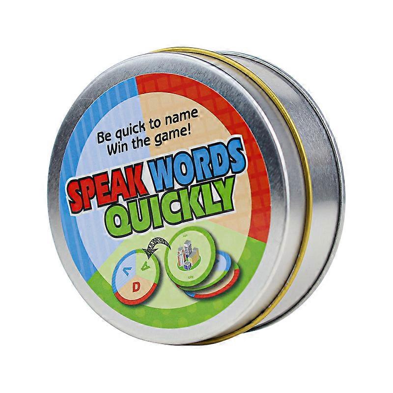 Children's Toys Spell English Word Game Card Quickly Say Words Interactive Board Game English Literacy Card