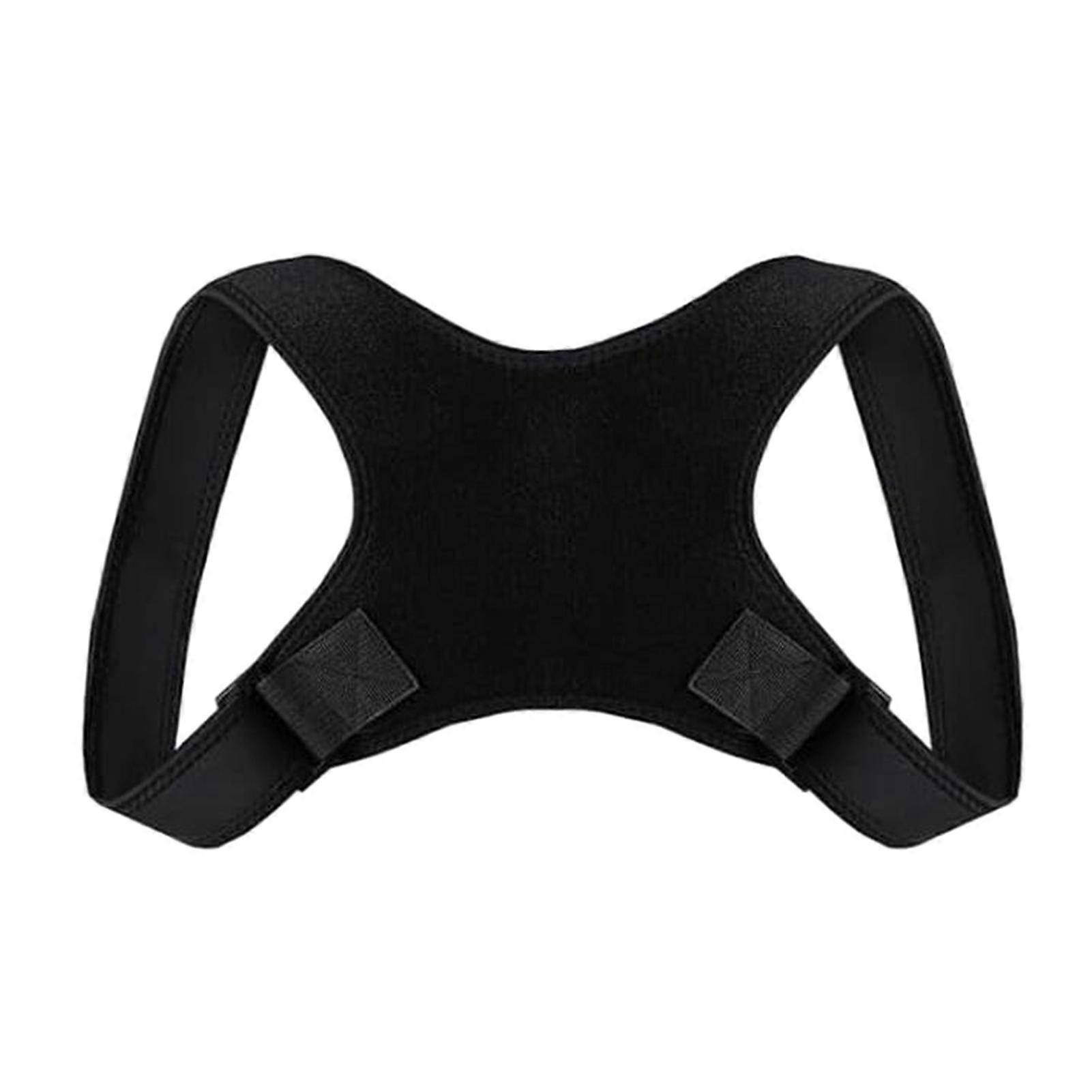 Unisex Back Correction Belt Adjustable Posture Corrector Breathable Elastic Sweat Absorption Back Pain Relief Posture Corrector Back Brace Upper Back
