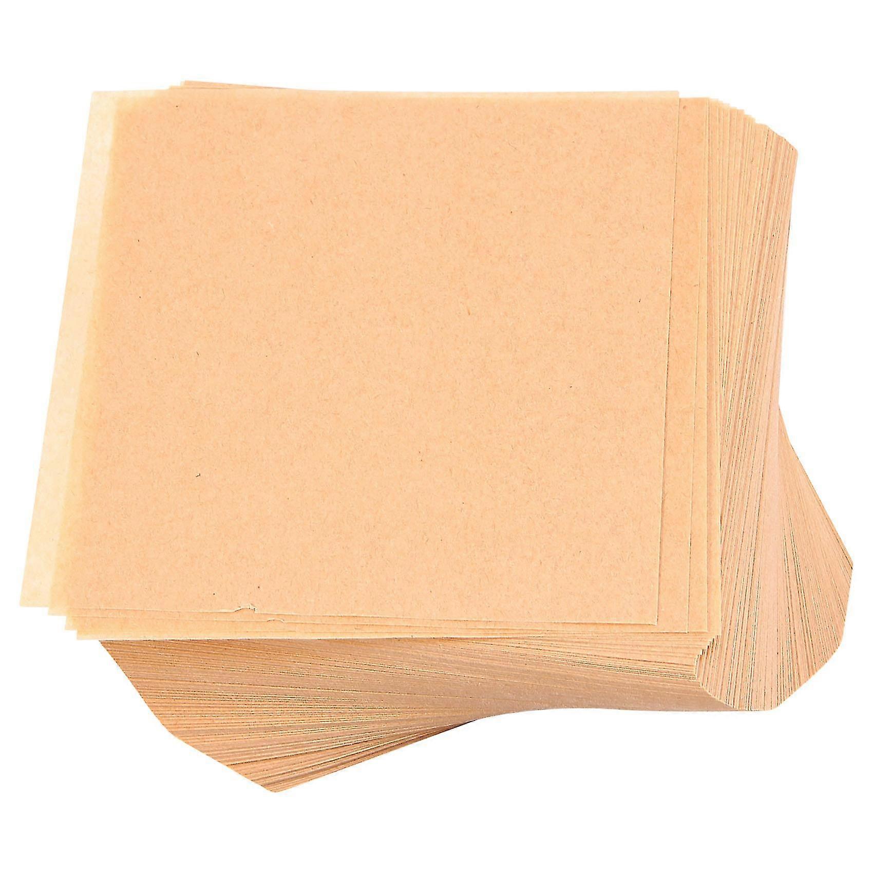 500 Pcs Unbleached Non-Stick Precut Baking Parchment Paper Sheets for Baking