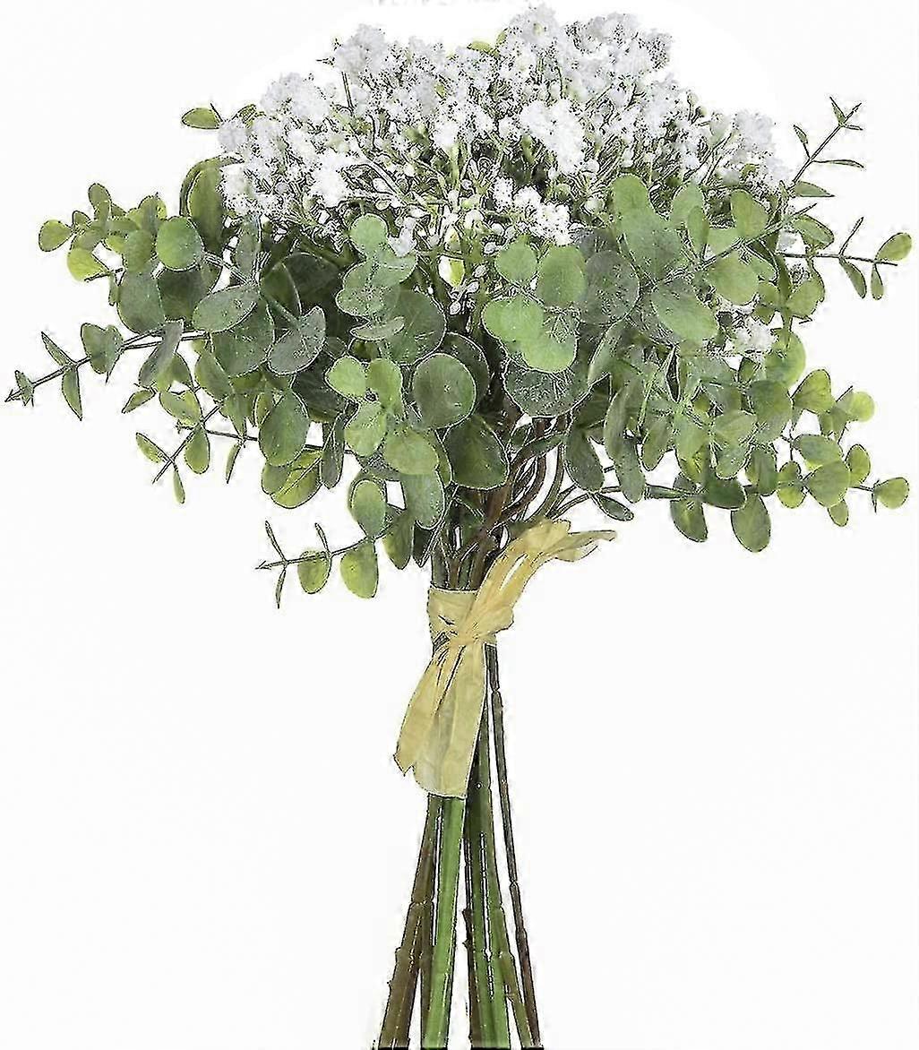 White Fake Flower Bouquets for Decoration