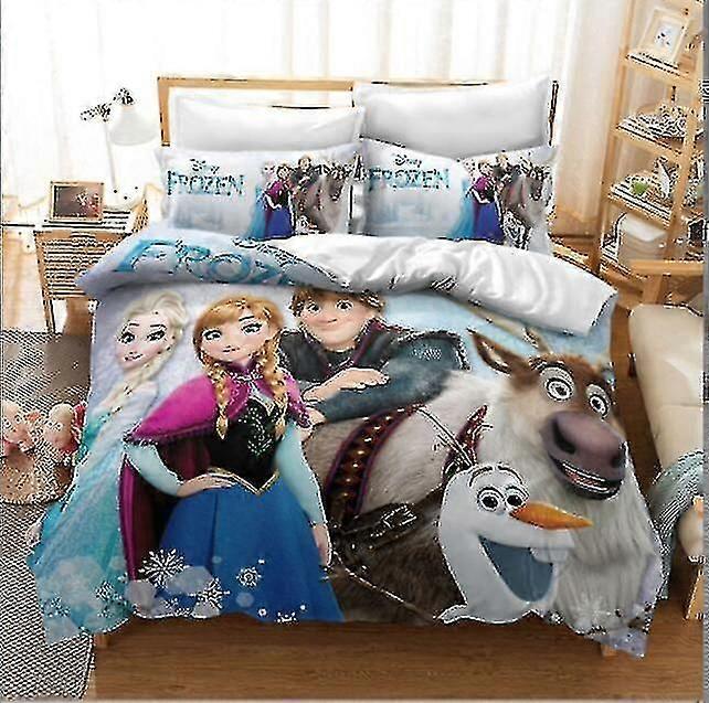 New Frozen 2 Duvet Cover Two Or Three Piece Bedding Christmas Birthday Gift Style16