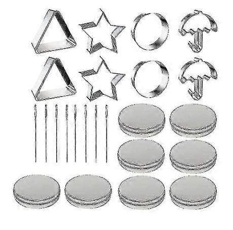 Biscuit mold,24 Pcs Squid Cookie Cutter Game Set, With Tin Box Needle