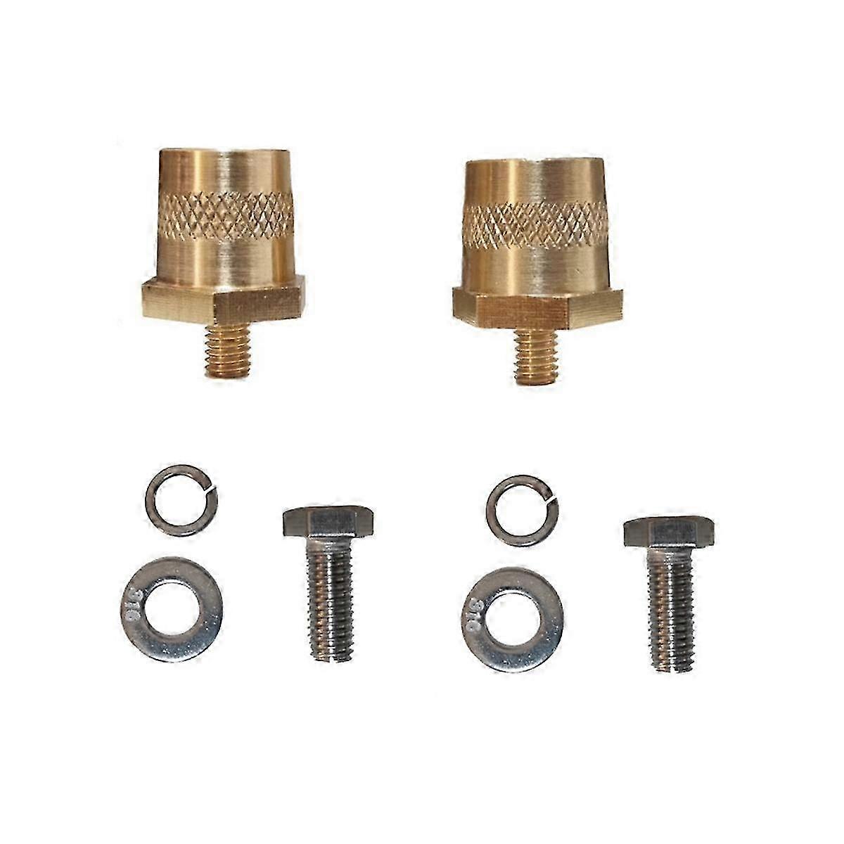 Battery Pole Adapter 1 Pair, M6 Battery Pole Battery Pole Terminals, Battery Pole Clamp compatible L