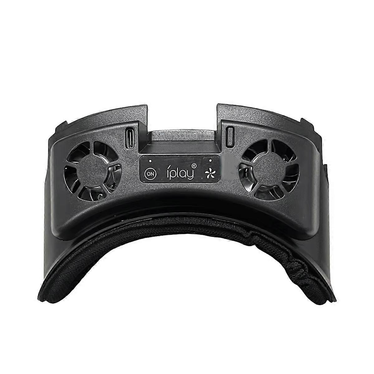 Face Cover Cooling Fan Interface Radiator with RGB Light Cool Mask Anti-Leakage Nose Pad for 3 Bla