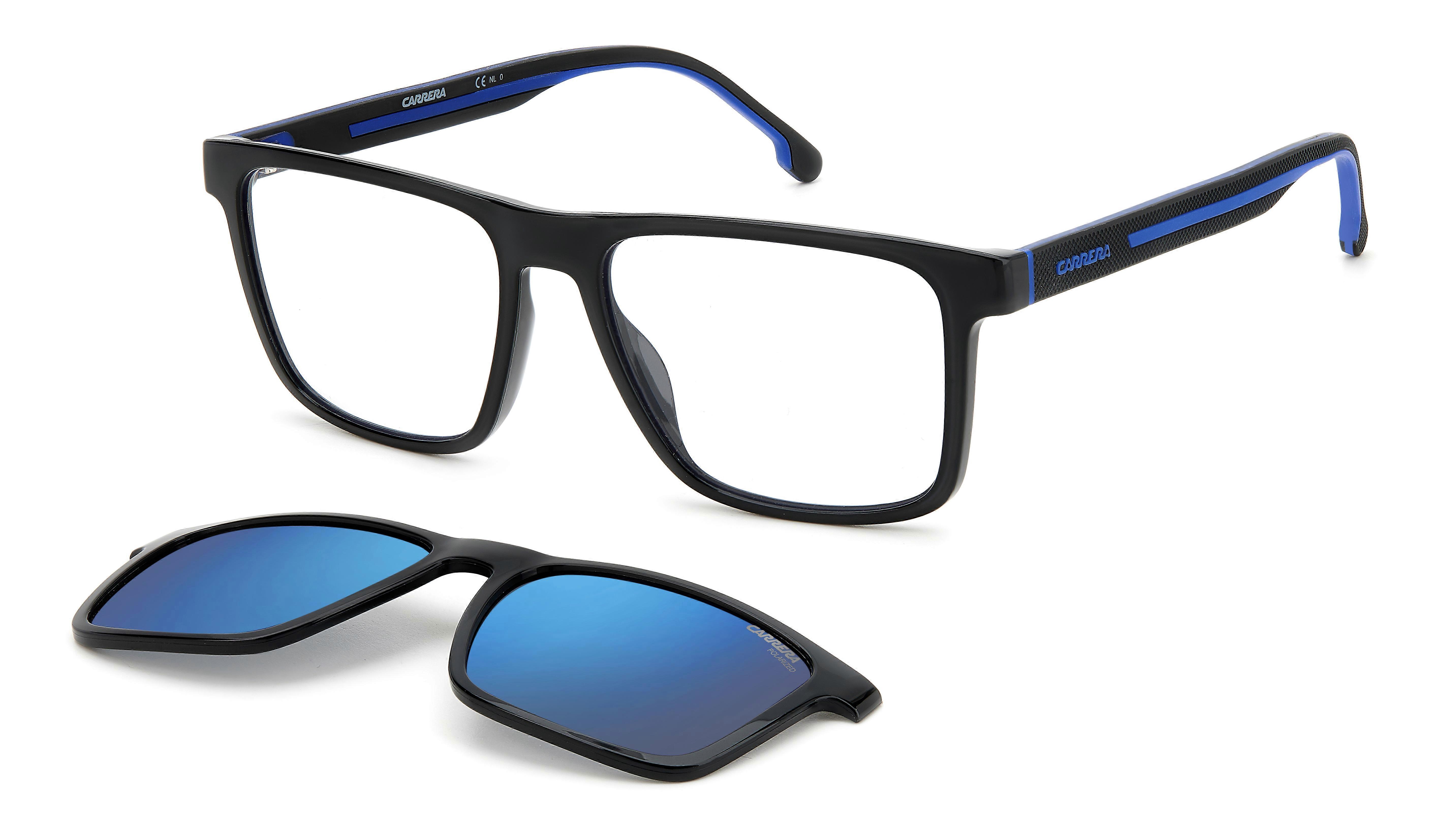 Sunglasses CARRERA CA8061/CS D51 BLACK BLUE 55/17/145 MAN