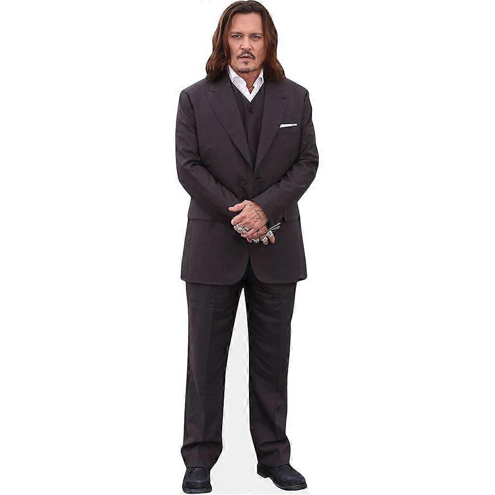 Johnny Depp (Hands Crossed) Cardboard Cutout (lifesize OR mini size). Standee. Stand Up.