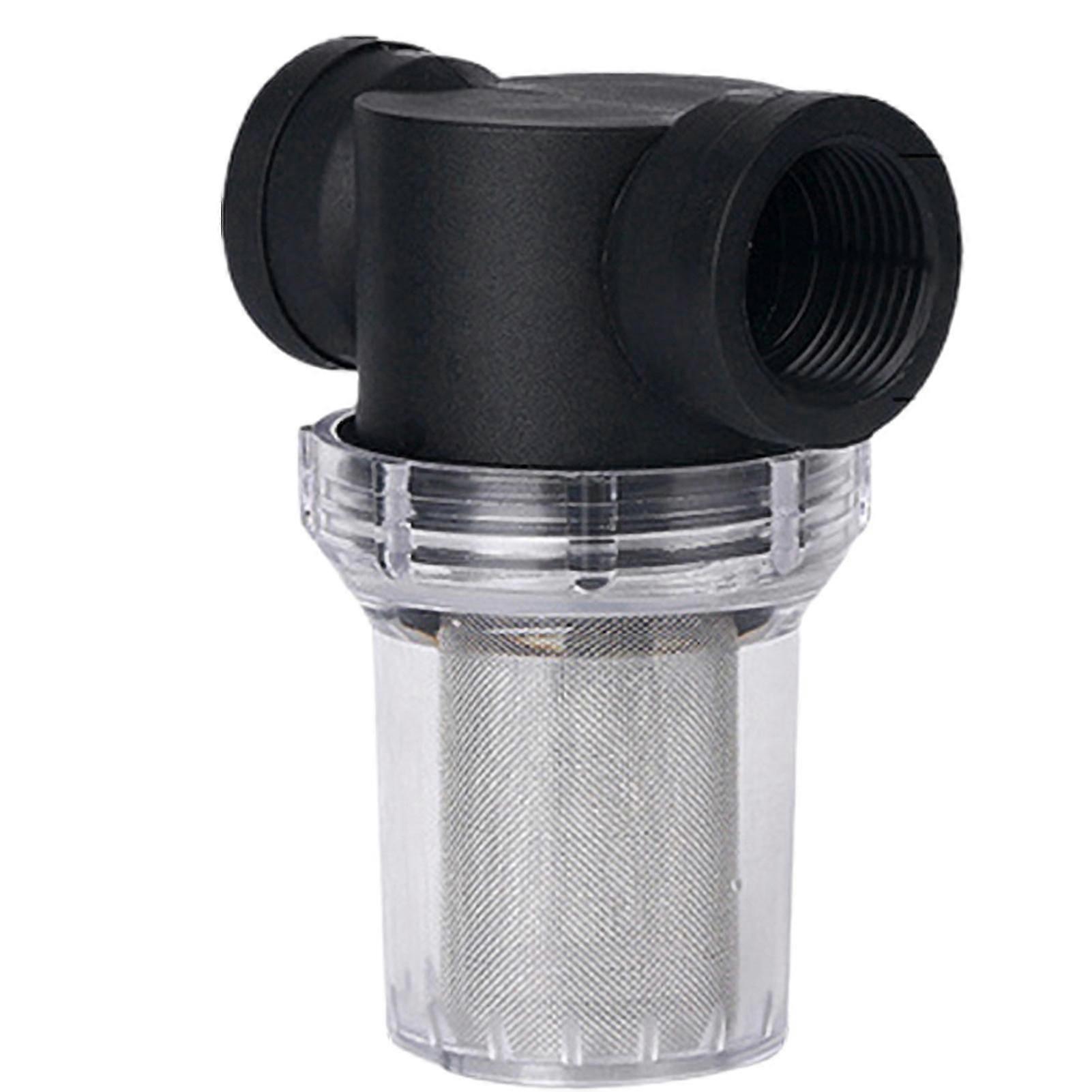 Garden Pond 32mm Inline Mesh Strainer Water Pump Irrigation High Flow Pipeline Filter