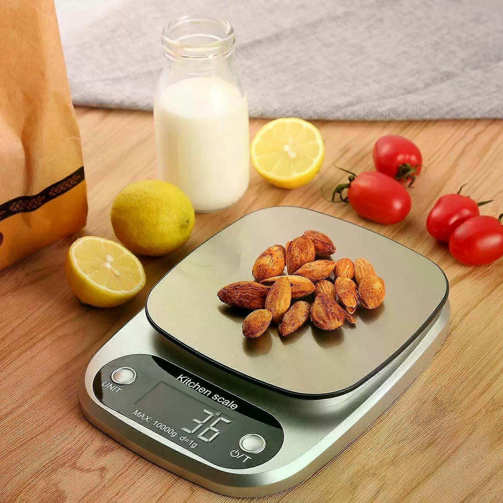 Electronic Edelstahl Kchenwaage Haushaltswaage10kg/1g Digital LCD Grammwaage