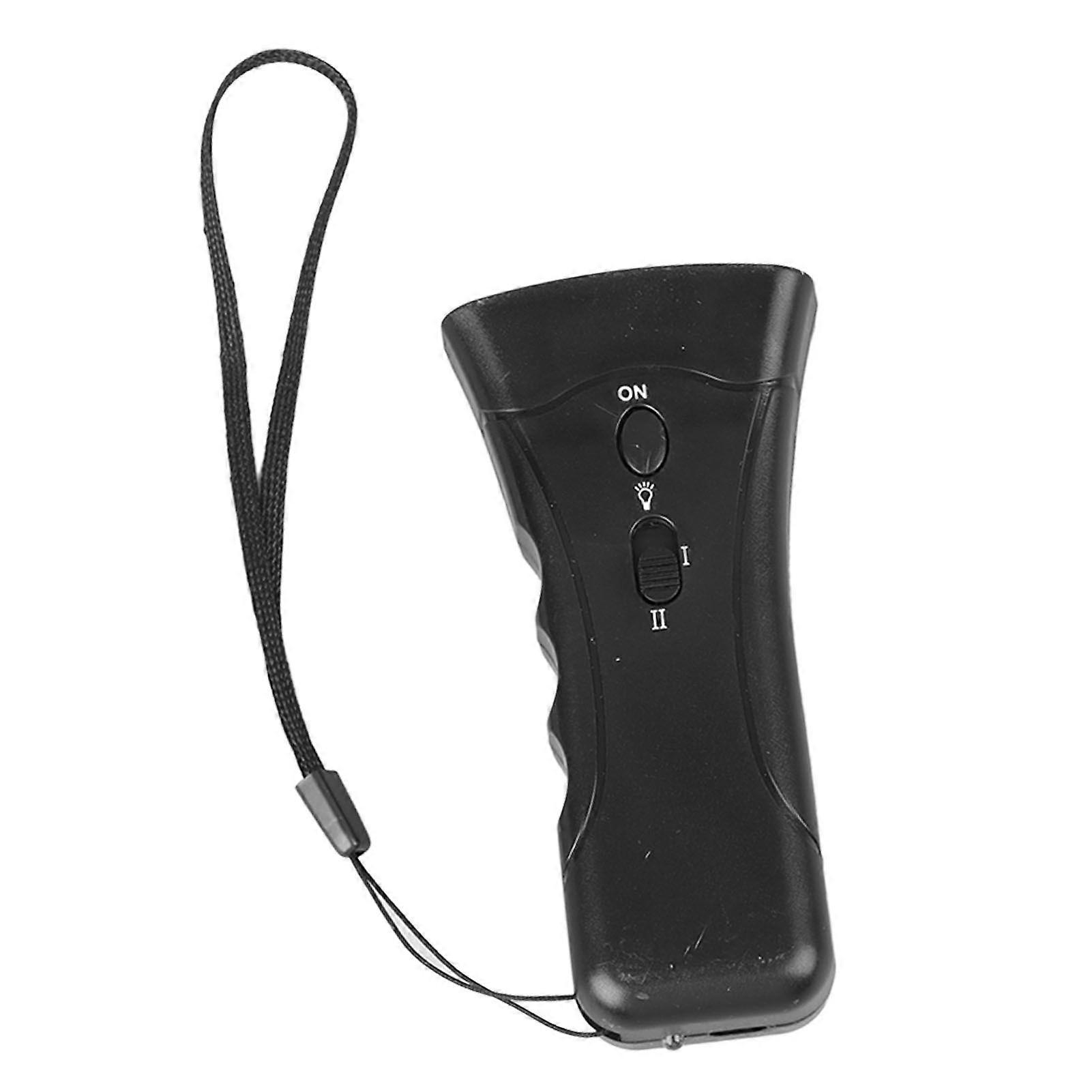 Dog Repeller Dual Sensor Ultrasound LED Light Laser Dog Deterrent Device USB Rechargeable Anti Barking Device